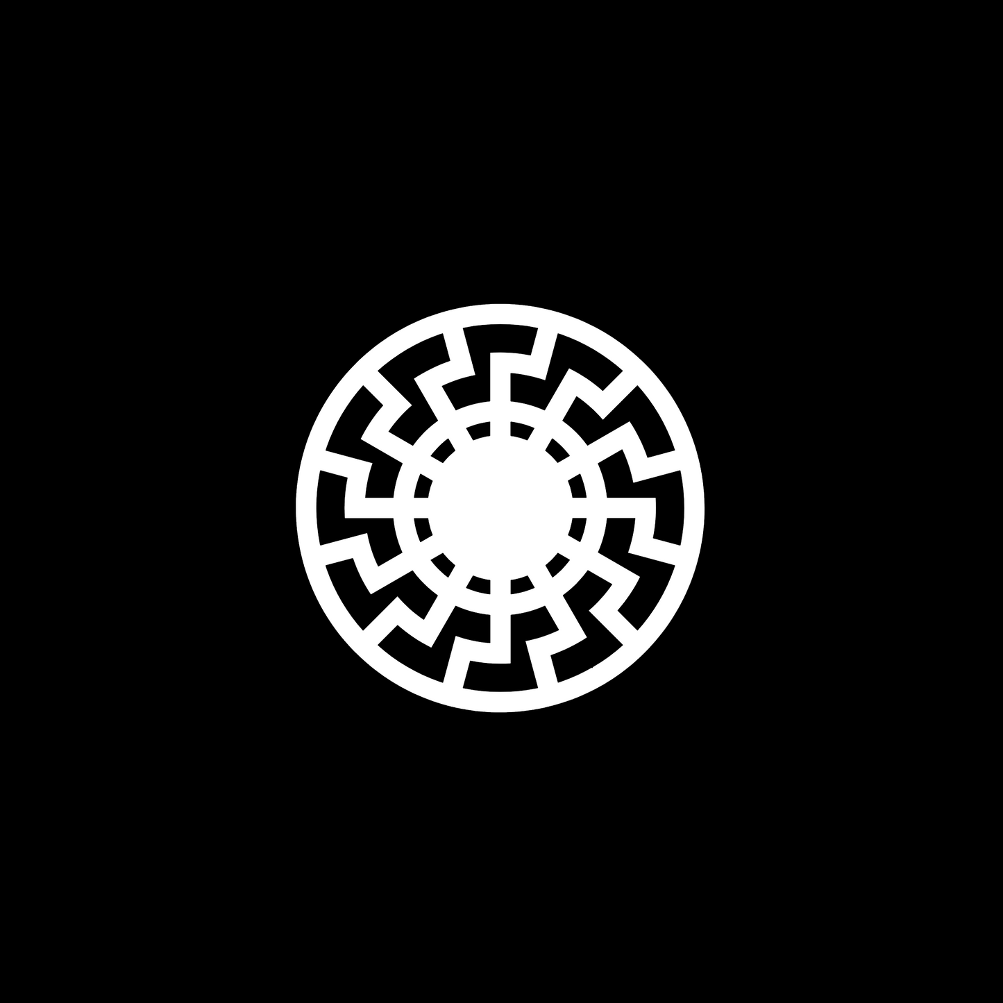 MULTIFUNKTIONSTUCH "SCHWARZE SONNE"