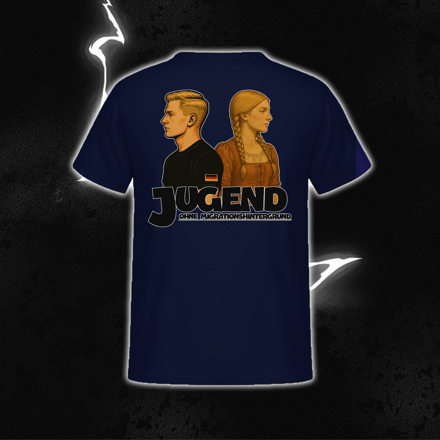 T-SHIRT "JUGEND OHNE MIGRATIONSHINTERGRUND"