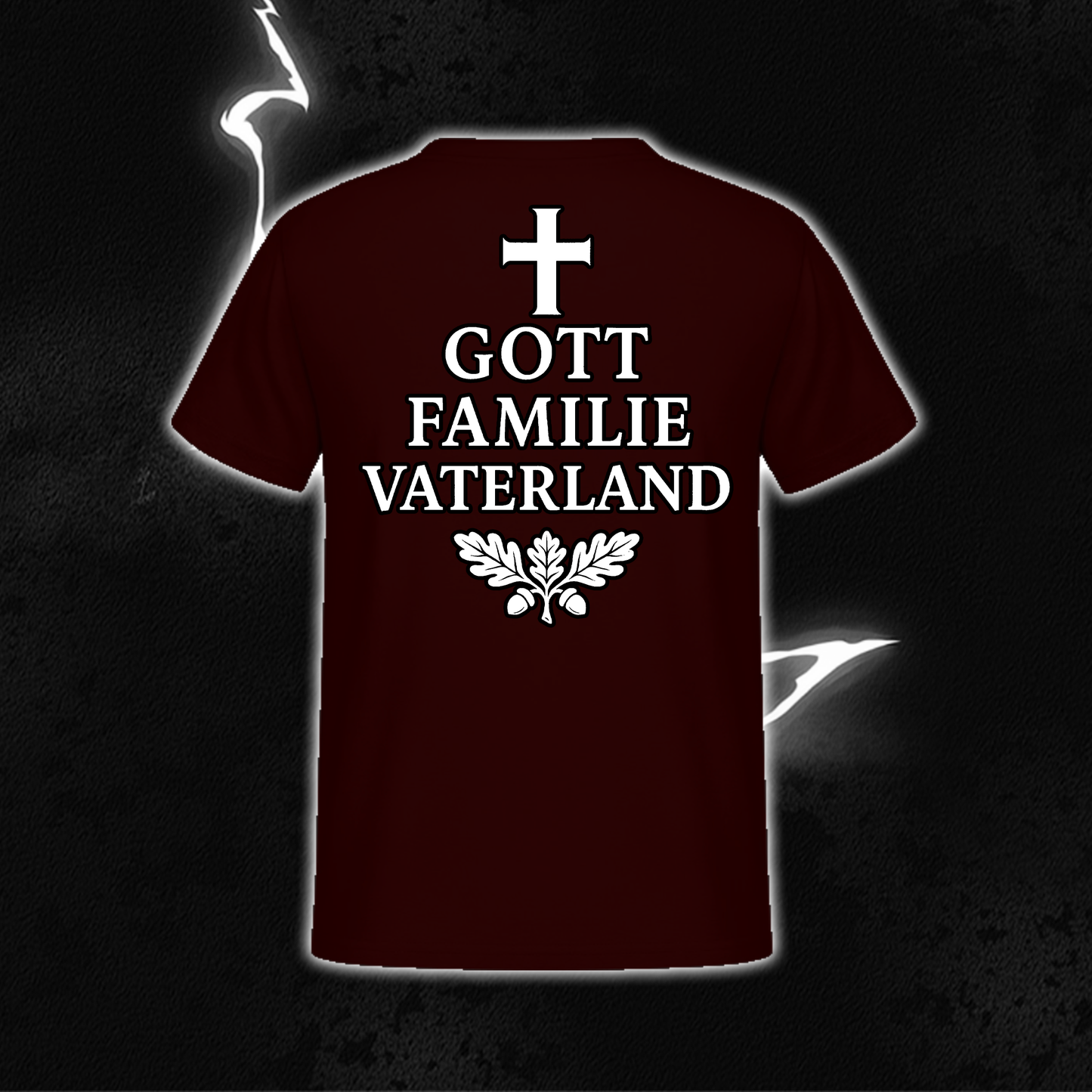 SHIRT "Gott, Familie, Vaterland" Backprint