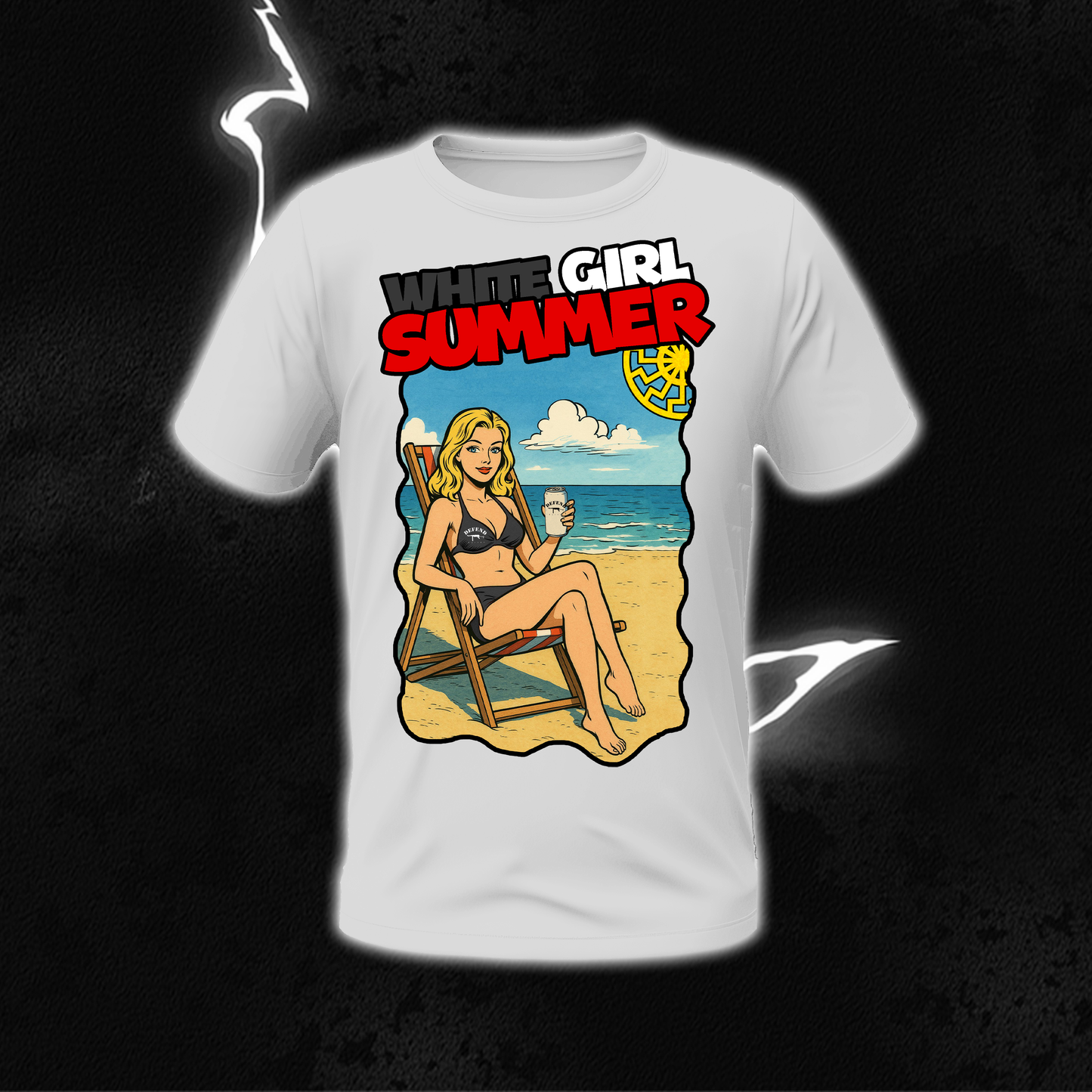 SHIRT WHITE GIRL SUMMER