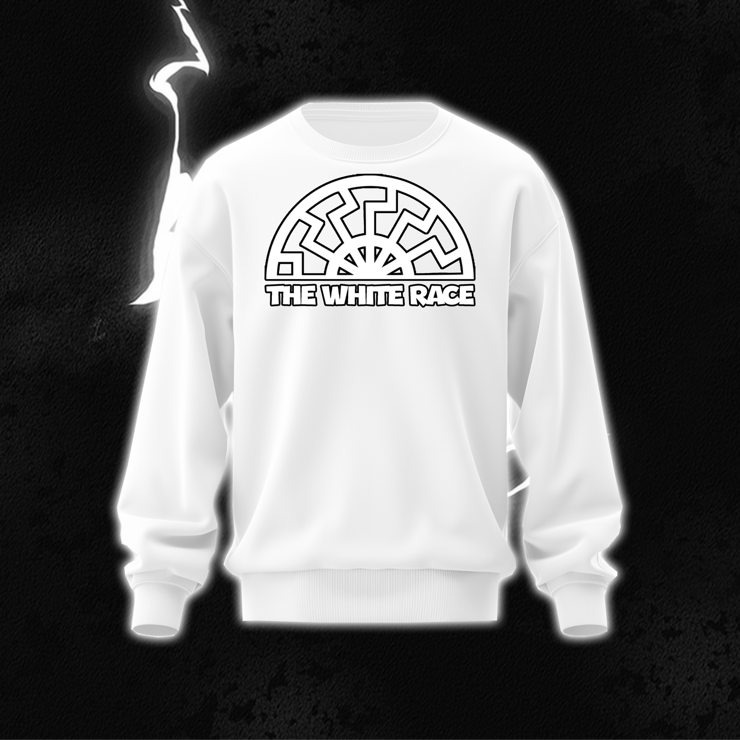 SWEATSHIRT "THE WHITE RACE"