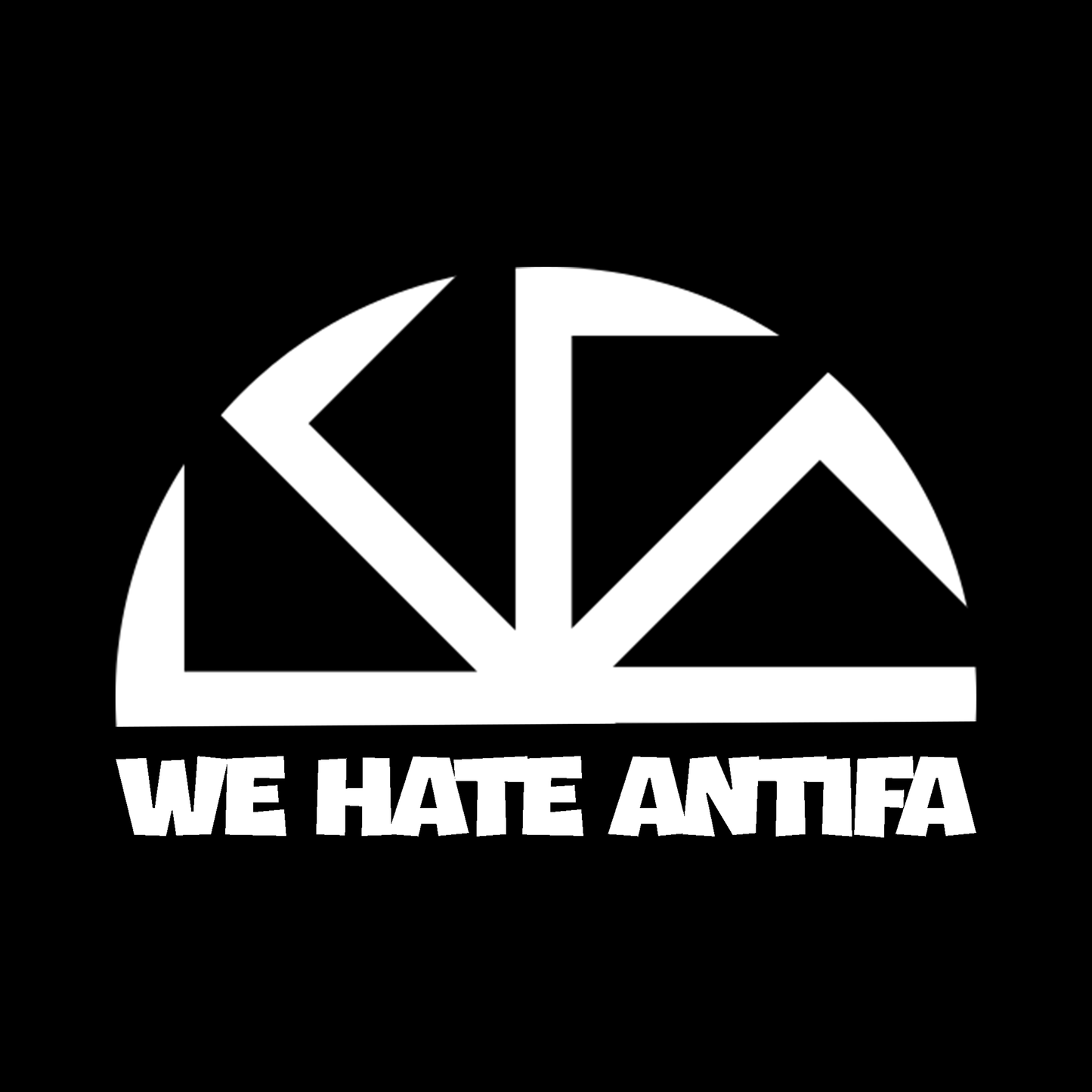 MULTIFUNKTIONSTUCH "WE HATE ANTIFA"
