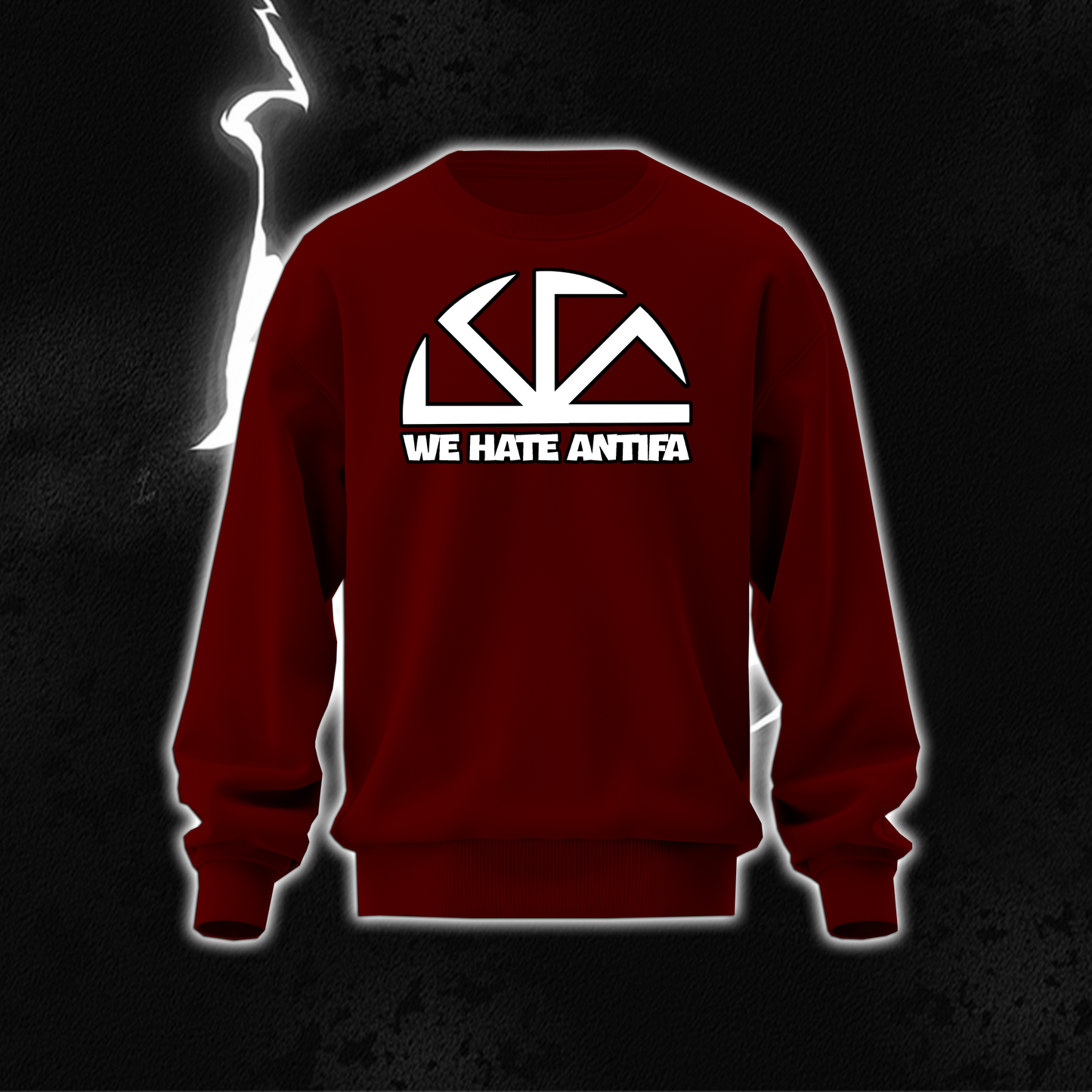 SWEATSHIRT "WE HATE ANTIFA"