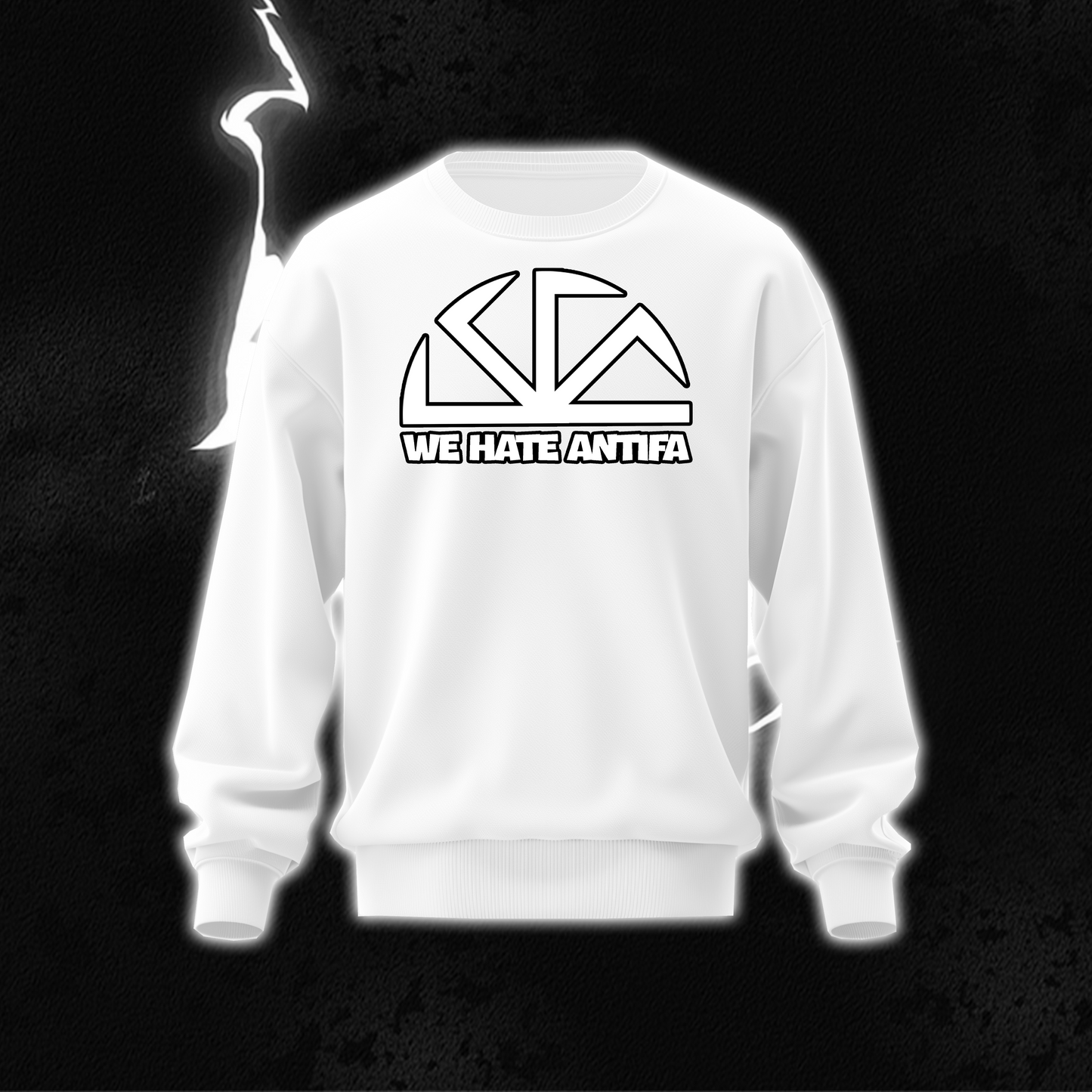 SWEATSHIRT "WE HATE ANTIFA"